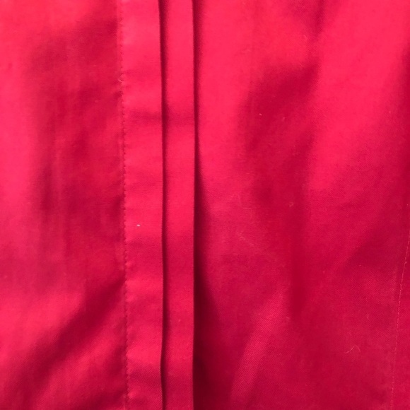 CHICO’S / no iron/ size 1/ button down/ red / Long sleeve - Picture 4 of 10